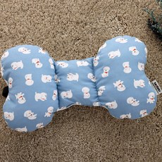 to tots 四季嬰兒車蝴蝶型嬰幼兒頸枕, 快樂狗藍色