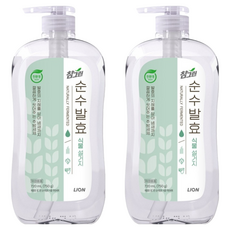 참그린 순수발효 식물 설거지 주방세제, 750g, 2개