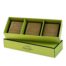 RAMPAL LATOUR 歐巴拉朵 馬賽磚型皂禮盒, 150g, 3入