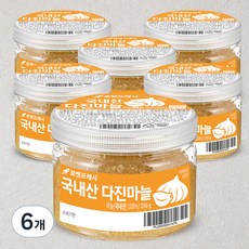 국내산 다진마늘, 250g, 6통