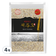 국내산 해풍맞은 제주도 우도 찰보리쌀, 1kg, 4개