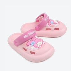 SHOOPENkids 兒童款三麗鷗繫帶洞洞鞋 HPKV0ES71S