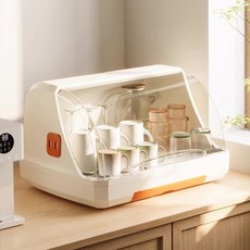 DAPER NAM 可排水防塵單層奶瓶收納箱 大型, 橘色