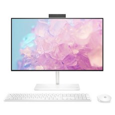 HP 일체형PC Starry White HP All-in-One 24-ck0010kl (라이젠3-5425U 60.5cm WIN미포함 RAM 8GB NVMe 256GB), 기본형