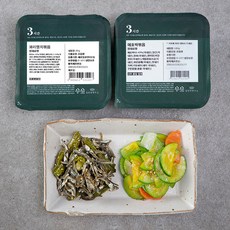 집반찬연구소 꽈리멸치볶음 80g + 애호박볶음 180g, 1세트