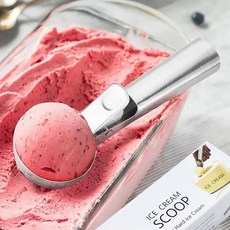 Jayubuin 冰淇淋西瓜優格挖勺 16號 5.8cm, 單一顏色, 1個