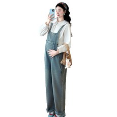 Hueday 孕婦基本款吊帶褲