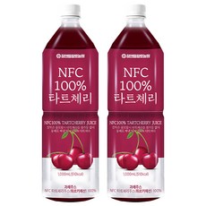 참앤들황토농원 NFC 착즙 타트체리주스, 1L, 2개