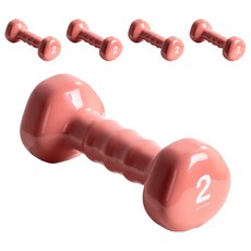 아이워너 PVC 삼각 아령 밀키 오렌지, 2kg, 5개