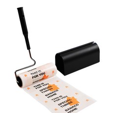 banaco Swift 除塵滾筒 +可伸縮長柄 +補充包2入組 黑色, 1套