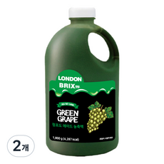 런던브릭스 청포도 에이드, 1.8L, 2개