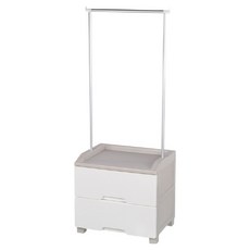 KEYWAY 聯府 衣掛式整理櫃 LT-820 2層, 白色, 1個