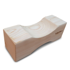 친환경편백아트 프리미엄 편백 통원목 사각목침 특대, 혼합색상, 1개