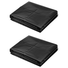 Clean Trouble Shooter 堅固耐用加厚垃圾塑膠袋 黑色, 200個, 50L