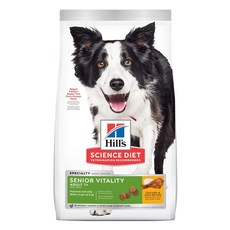Hill's 希爾思 SCIENCE DIET 青春活力高齡犬配方 乾飼料, 1.58kg, 1袋, 雞肉 + 米