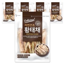 해맑은푸드 황태채, 200g, 5개