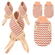 DAOMI Z字形搓澡巾組, 紅色, 2個裝, 3套