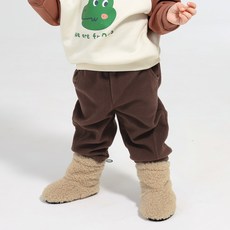 BERRYMAY 兒童柔軟刷毛束口褲