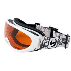 라시엘로 남여공용 싱글렌즈 스키 보드 고글 LA-52000, WHITE, 1개