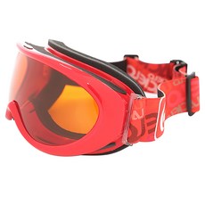 LACIELO 男女通用單鏡片滑雪板護目鏡 LA-52000, 紅色的