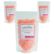 왁스키스 셀프왁싱 하드왁스 겨드랑이용, 100g, 3개