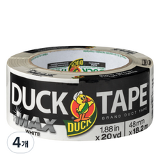 DUCK TAPE MAX 白色, 4個