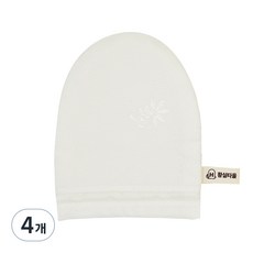 Hwangsil Towel 洗臉毛巾, 白色, 4個