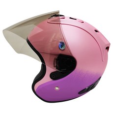 R3A6 全罩式安全帽 S 粉紫色 含護目鏡, 1個