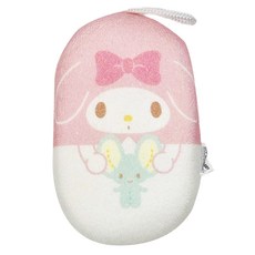 美樂蒂 Santan 三麗鷗卡通沐浴海綿 14 x 8 x 3.2cm, 1個