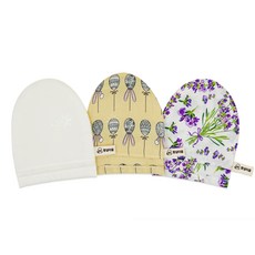 皇室毛巾 人造絲去角質毛巾 洗臉巾 3件組, 1套