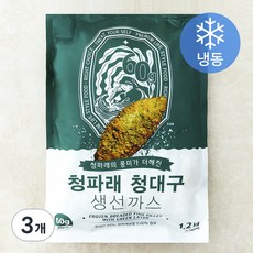 청파래 청대구 생선까스 (냉동), 1.2kg, 3개