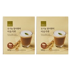 올가홀푸드 유기 발아현미 미숫가루, 500g, 2개