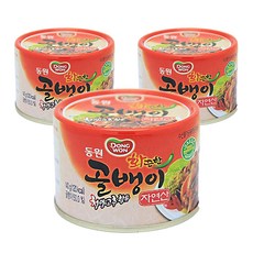 동원 화끈한 골뱅이 통조림, 140g, 3개