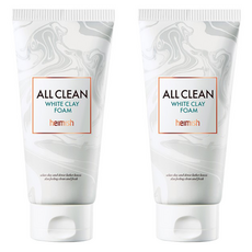 heimish All Clean 白泥泡沫洗面乳, 150g, 2個