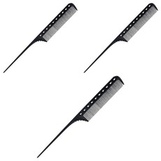 YS Park YS-101尾梳, 黑色, 3個