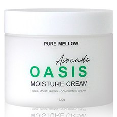 酪梨綠洲保濕霜, 320g, 1罐