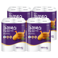 Kleenex 舒潔 優質安心3層廚房紙巾 140張捲筒廚房紙巾, 140張, 16個