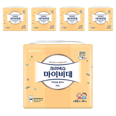 마이비데 크리넥스 키즈 화장실용 물티슈 캡형, 42매입, 20개