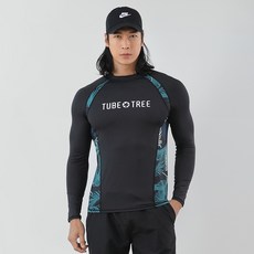 튜브트리 나야스타일 남성용 이시가키 래쉬가드 상의