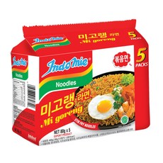 인도미 미고랭 라면, 5개