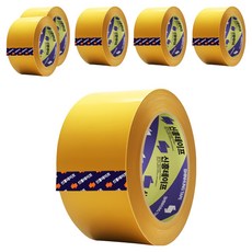 Shin Hung 輕包裝紙箱膠帶 黃色 57mic x 80m, 6個