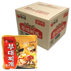 농심 보글보글 부대찌개면 127g, 32개