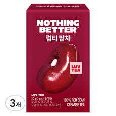 럽티 팥차 티백, 2g, 15개입, 3개