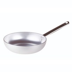 廚師用不鏽鋼把手鋁製平底鍋 電磁爐適用, 28cm, 1個