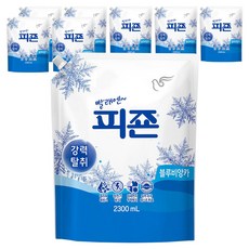 피죤 레귤러 섬유유연제 블루비앙카 리필, 2.3L, 1개입, 8개