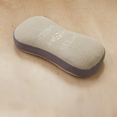 순잠 경추지지에 탁월한 메밀껍질 수면 메밀베개, 연그레이, 1개