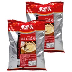 小磨坊 乳香玉米濃湯, 1kg, 2包