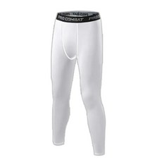 Yogojogo運動緊身褲 長褲 XXL, 09純白, 1個