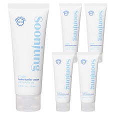 에뛰드 순정 수분 베리어 크림 NEW, 75ml, 5개