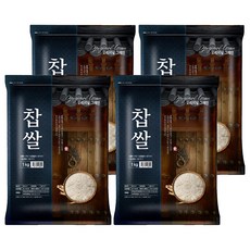 오리지널그레인 찹쌀, 1kg, 4개